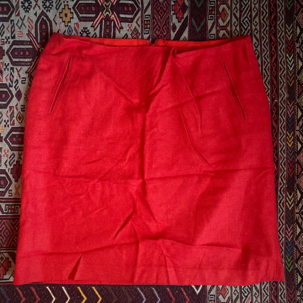 Talbots Wool Straight-Line Skirt